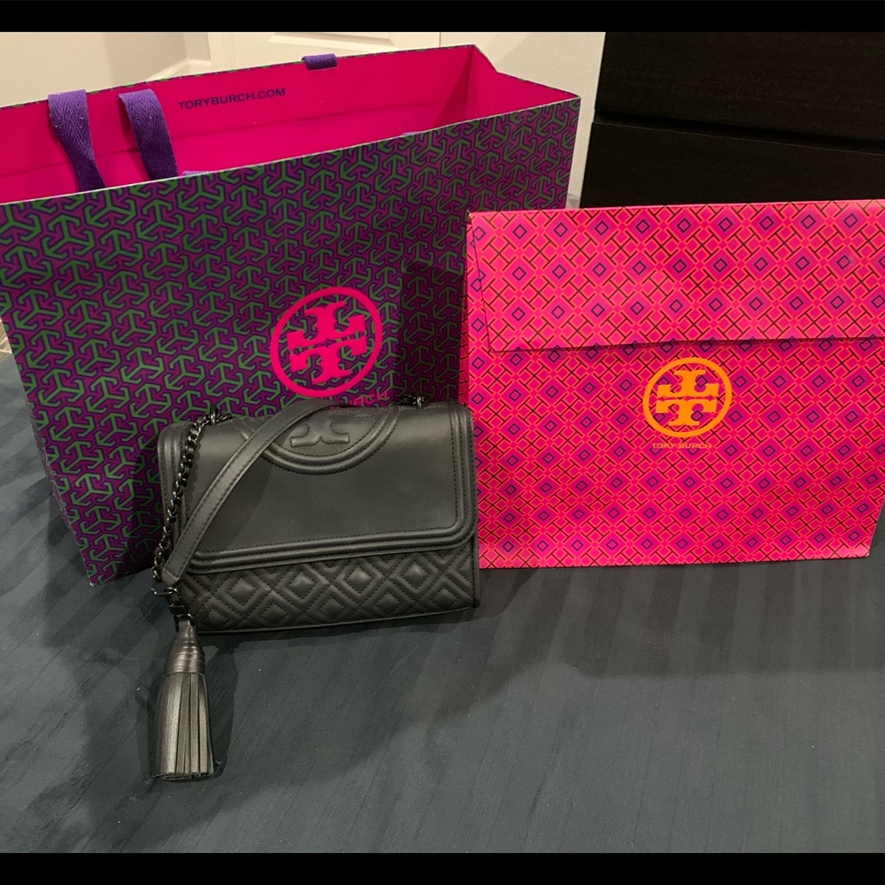 Tory Burch Fleming Matt convertible bag